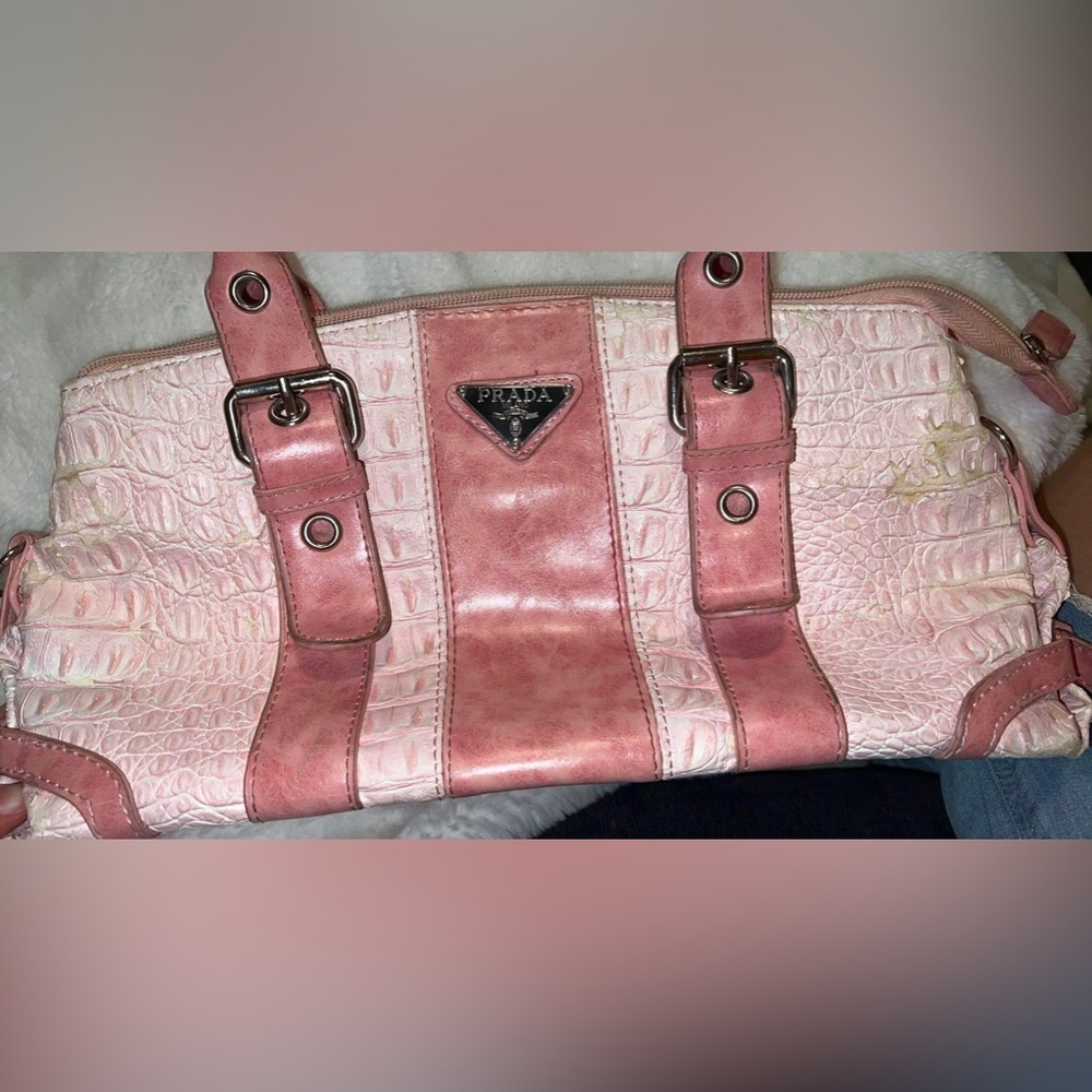 Vintage Alligator Skin Prada Milano Purse